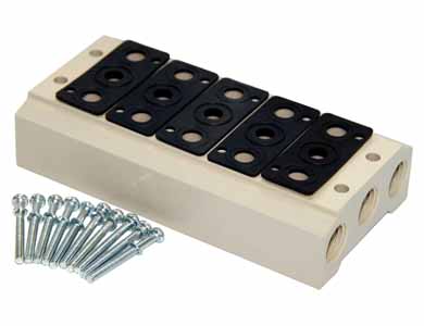 Linha 4A - Manifold para Válvulas Pneumáticas - Até 16 Estações